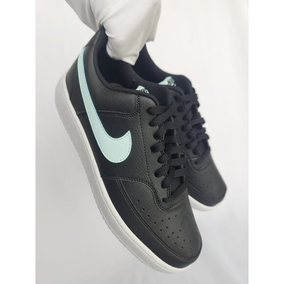 9 MEN\'S NIKE COURT VISION LOW NEXT NATURE BLACK BLUE DH2987-006 SNEAKERS main image 6